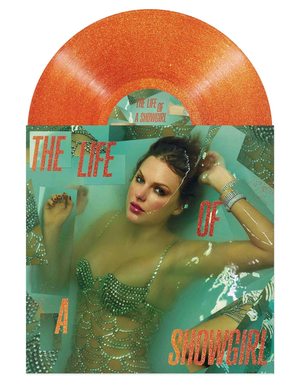 Taylor Swift – The Life of a Showgirl (Sweat & Vanilla Perfume Edition, Orange Glitter Vinyl LP)
