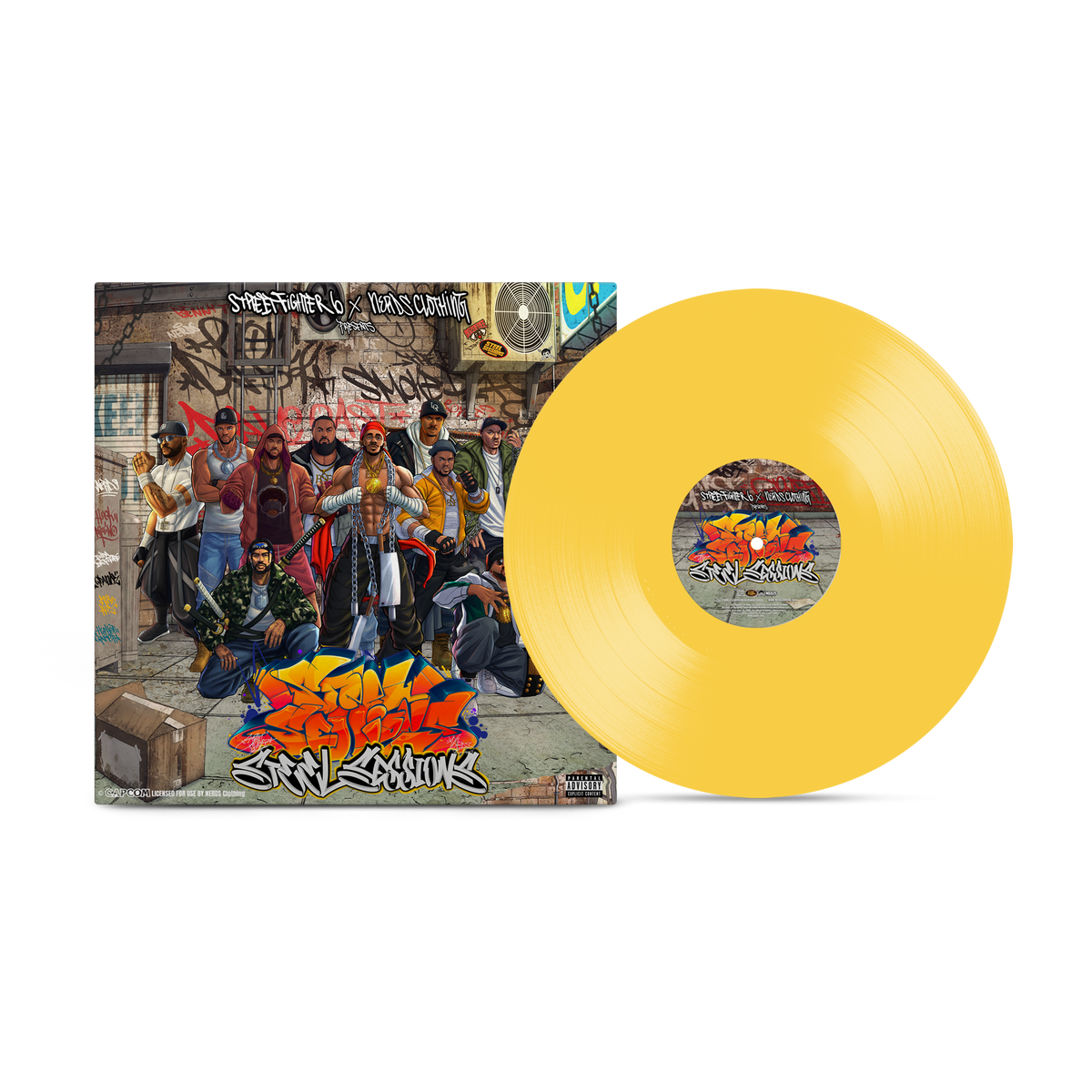Street Fighter 6 x NERDS Clothing Presents: Steel Sessions - Street Fighter Original Soundtrack Vinyl